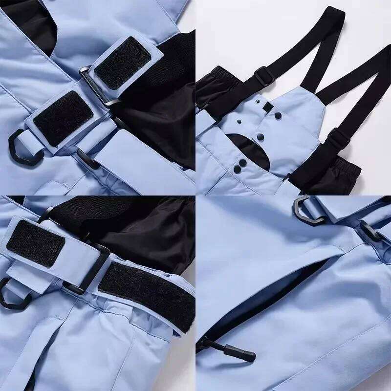 Winter 2025 New Windproof Waterproof Thermal Woman Man Outdoor Snow Sports Skiing Pants Snowboarding Clothing Ski Trousers Adult