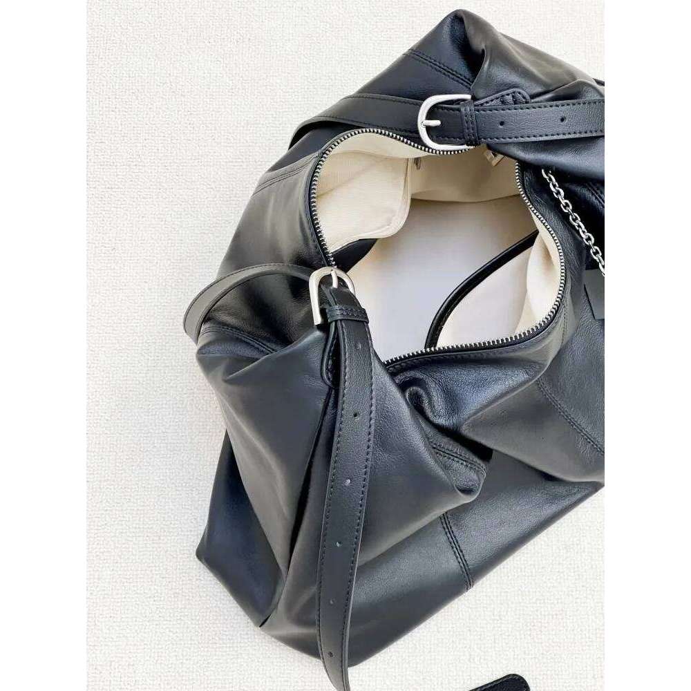 Office Retro New Women Designer Solid Color Genuine Single Shoulder Bag Soft Leather Handbag Tote Casual Crossbody Bags 2025/06/10