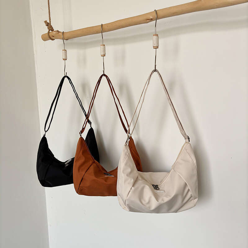 2025 New Canvas For Women Spring Summer High-End Large Capacity Dumpling Fashion Casual Versatile Shoulder Crossbody Bag