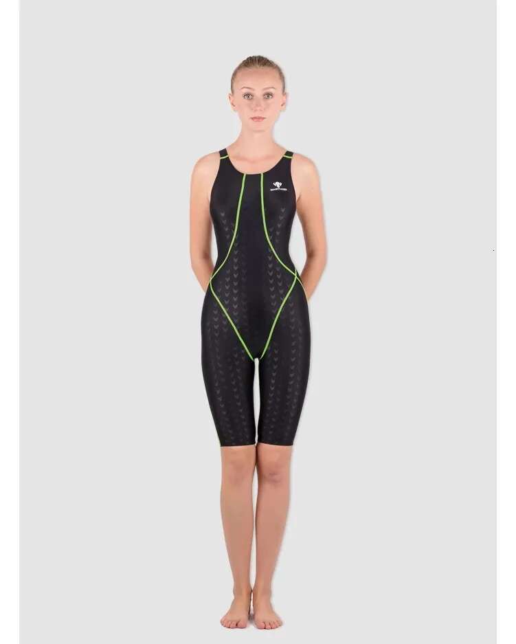 HXBY High quality Women Swimwear Professional Training Competition Waterproof Quick Dry One Piece Swimsuit Girl Bathing Suit
