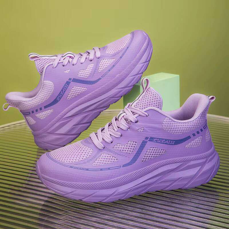 Hot Selling Breathable Running Shoe Lace up Casual Sneakers Couple Big Size Chunky Shoes