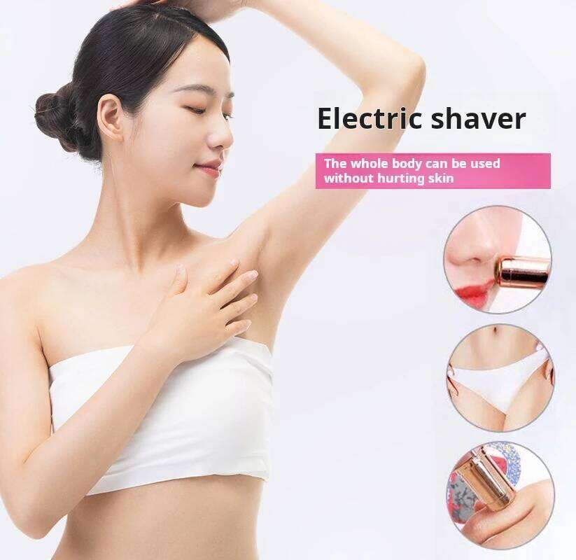 Electric Eyebrow Trimmer Mini Eye Brow Epilator Facial Lipstick Shape Hair Removal Portable Women Painless Razor Shaver Tool
