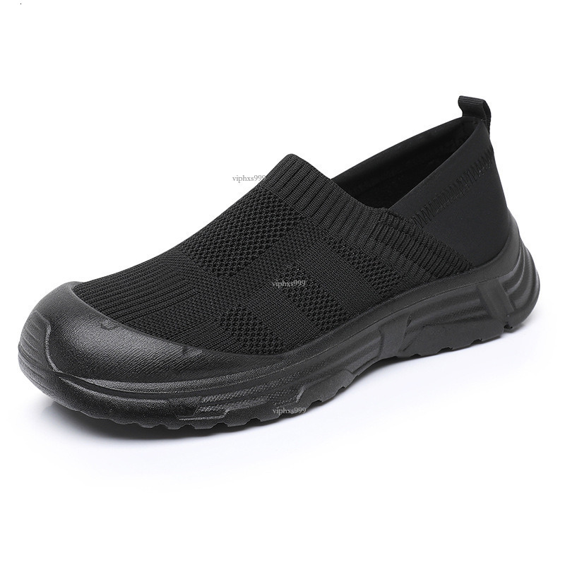 Socks Shoes New Casual Versatile Designer Shoes Sports Soft Sole Casual Shoes Outdoor Running Black Men's Shoes Slip-on Lightweight Breathable