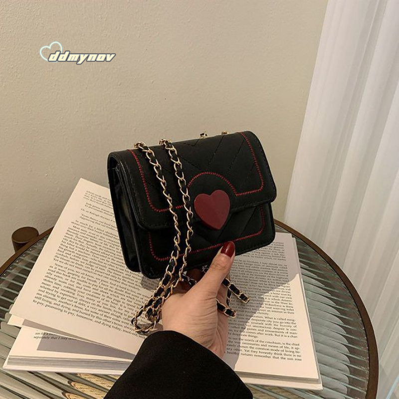 White New Versatile Crossbody Design Sense Texture Niche Chain Mini Small Square Bag for Women ddmynov