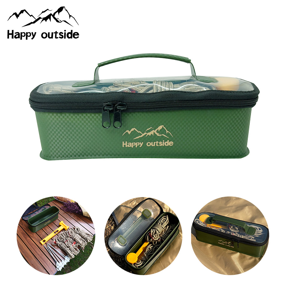 Compact Foldable Multi-Use Storage Bag Tool Organizer Box, Thickened Material Waterproof Scratch Wear-Resistant, Ideal for Home & Outdoor Travel Campi