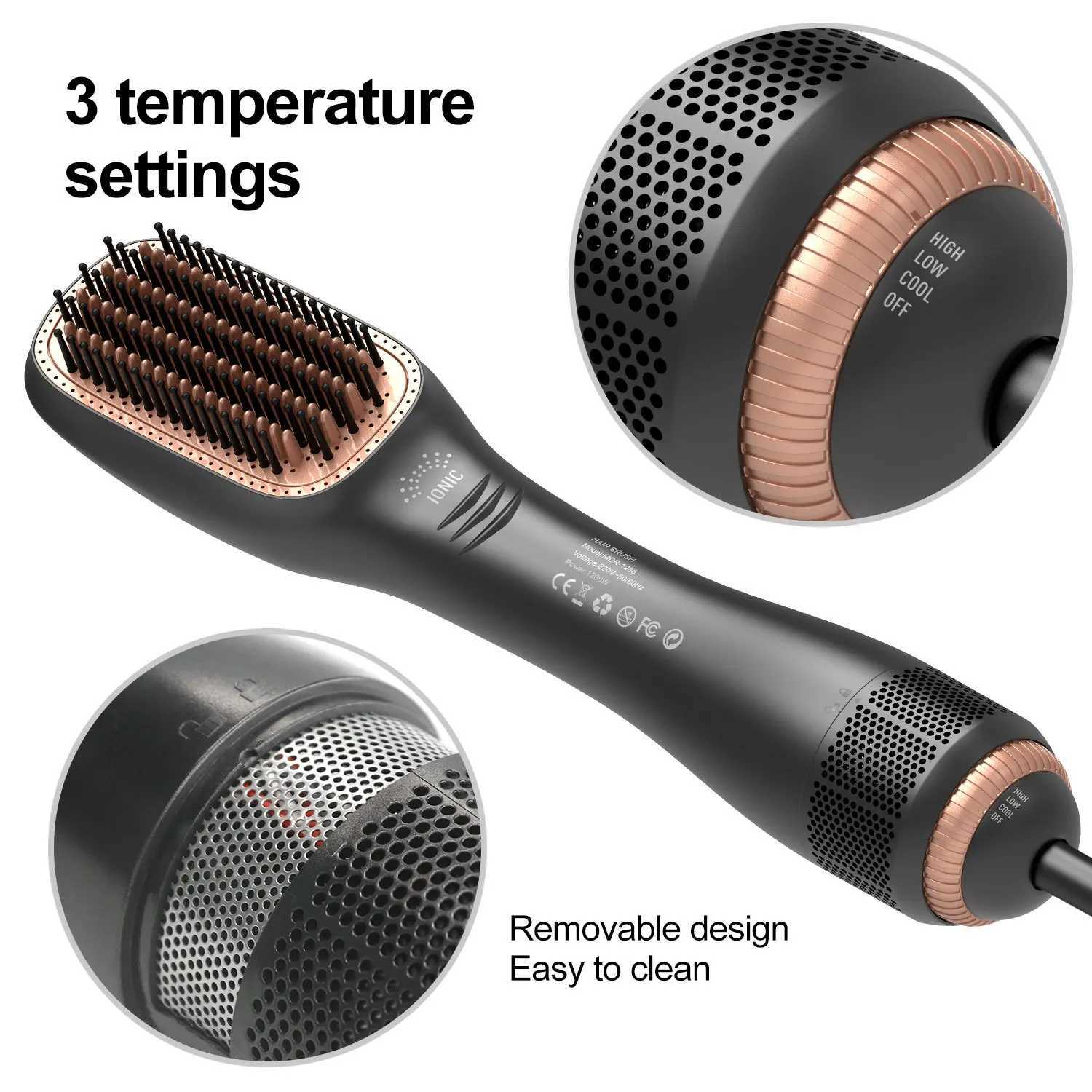 Auto Rotating Ceramic Hair Curler Automatic Curling Iron Styling Tool Hair Iron Curling Wand Air Spin and Curl Curler Hair Waver W250610