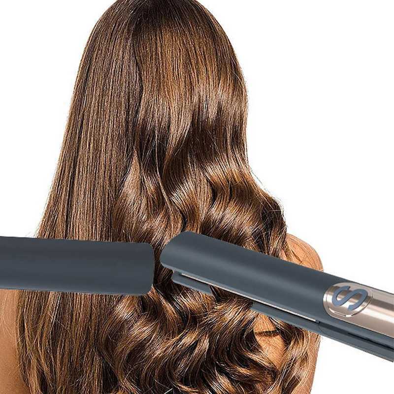 professional Ceramic Tourmaline Flat Iron multi-function negative ion 2 in 1 Hair Straightener and curler W250610