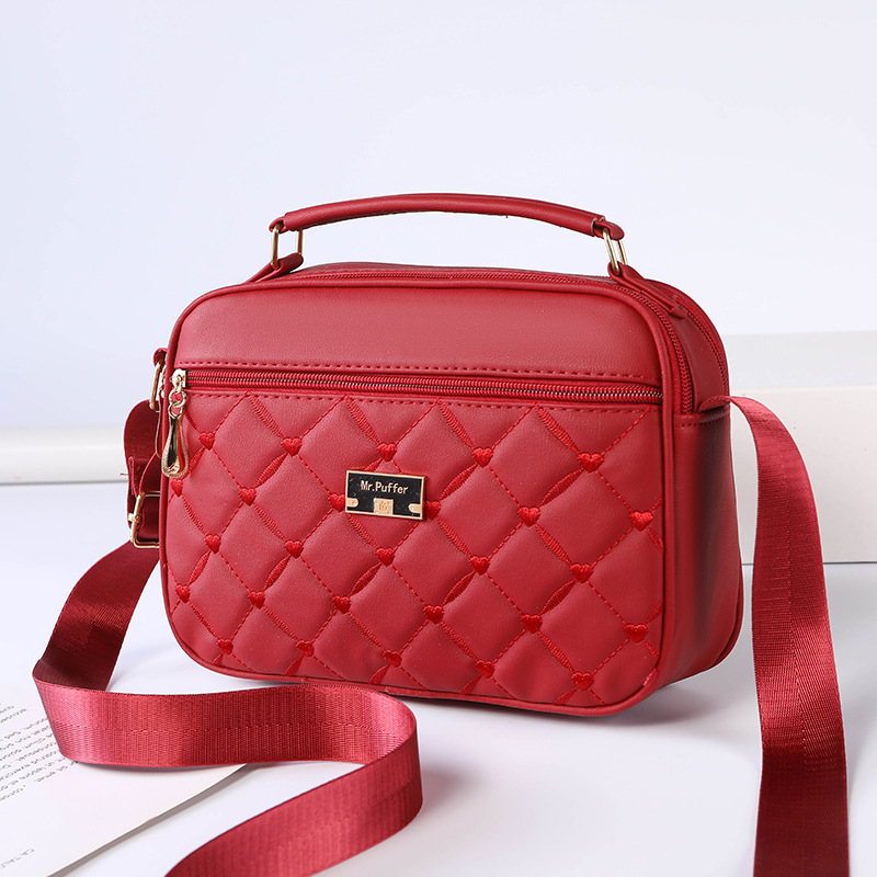 Free Shipping 2025 New Designer Bag Luxury Wallet Fashion Handbag Texture Women's Shoulder Bag