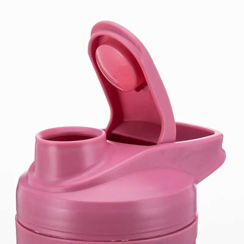 550ML Shaker Cup Sports Water Bottle Portable Coffee Milk Mixing Cup Protein Powder Shake Mixing Cup Sealed Leak-proof Bottle XJ250609