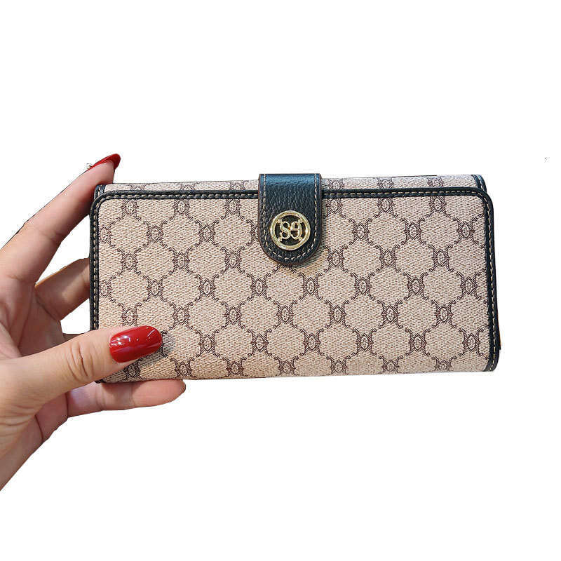 New Long for Women, Phone and Small Combo, Multi-Card Slot, Large Capacity Genuine Leather Wallet