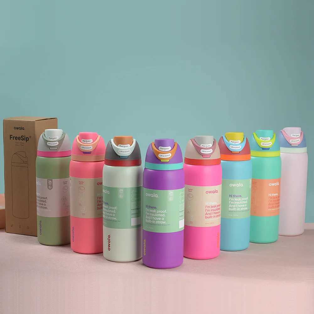 24OZ/32OZ Owala Stainless Steel Vacuum Insulated Sports Water Bottle Perfect Companion for Your Outdoor AdventureXJ250609