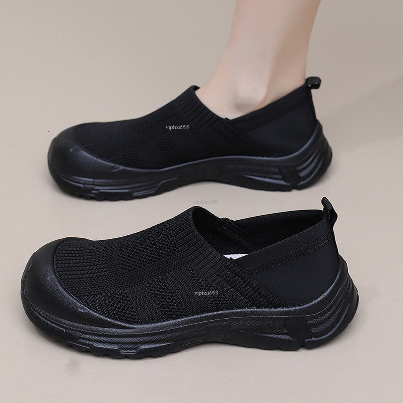 Socks Shoes New Casual Versatile Designer Shoes Sports Soft Sole Casual Shoes Outdoor Running Black Men's Shoes Slip-on Lightweight Breathable