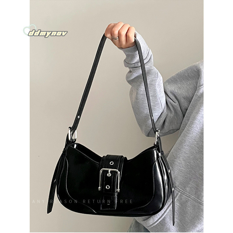 for Women 2025 New Trendy Underarm Niche Texture Simple Crescent Single Shoulder Crossbody Bag ddmynov