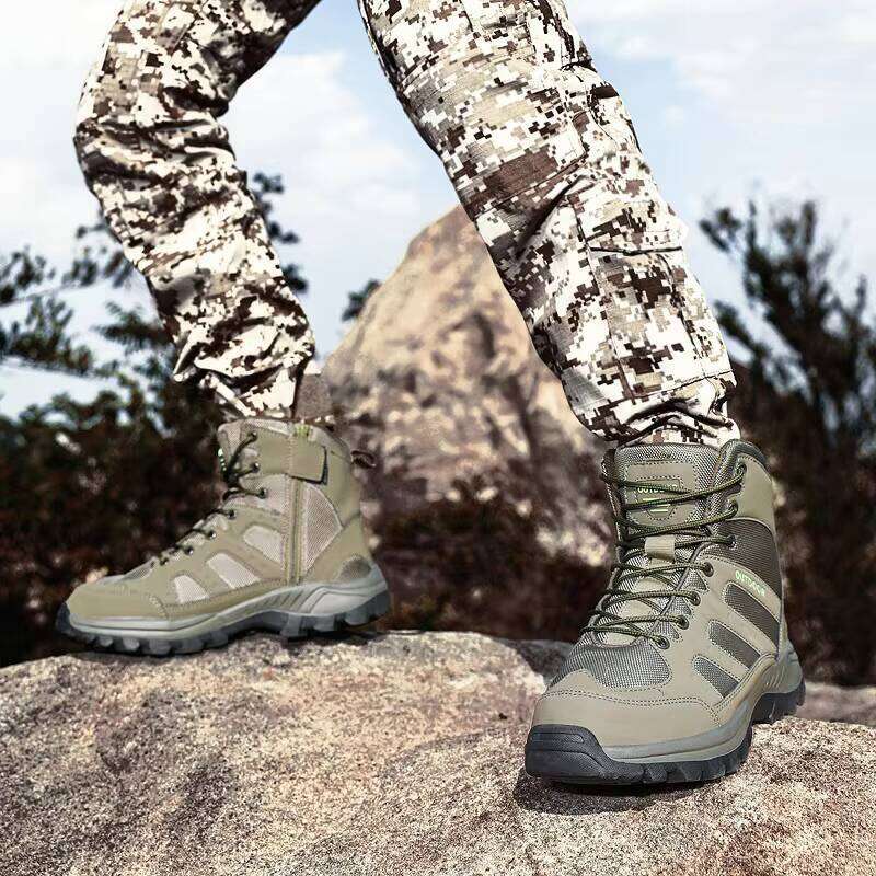 Factory Direct New Popular Quality Outdoor High Top Safety Shoes for Men Hiking Boots