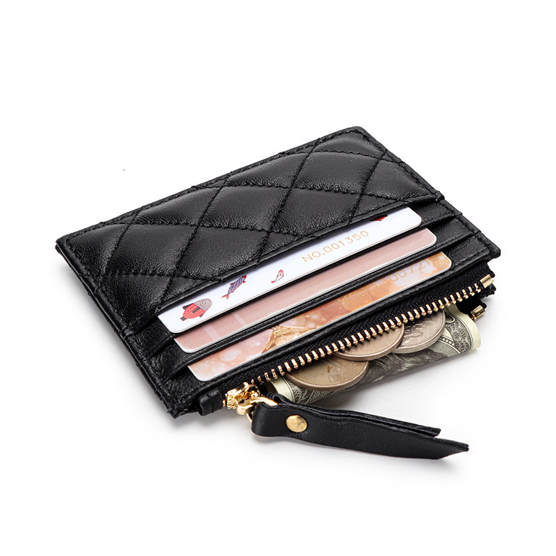 Free Shipping 2025 New Designer Bag Women's Genuine Leather Zipper Wallet Multi Slot Embroidered Card Bag Exquisite And Practical Coin Purse