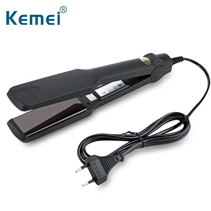 KM-329 Professional Straightening Irons Fast Warmup Thermal Performance Tourmaline Ceramic Heating Plate Hair Straightener W250610