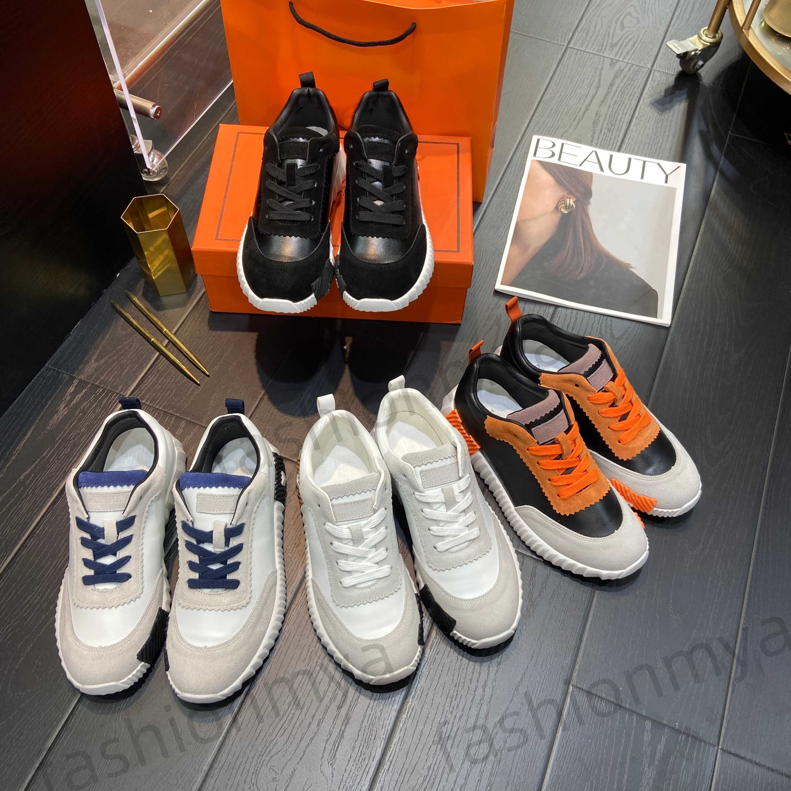 Designer Sneakers Suede Shoes Men Trainers Breathable Patchwork Mesh Running Shoe Men Sneaker Women Sneaker Non-Slip Rubber Sole Flat Trainer