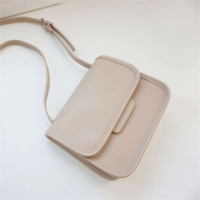 Korean INS Super Popular Small Square for Women 2020 Internet Celebrity Simple Girl Mori Style Single Shoulder Crossbody Bag Trend