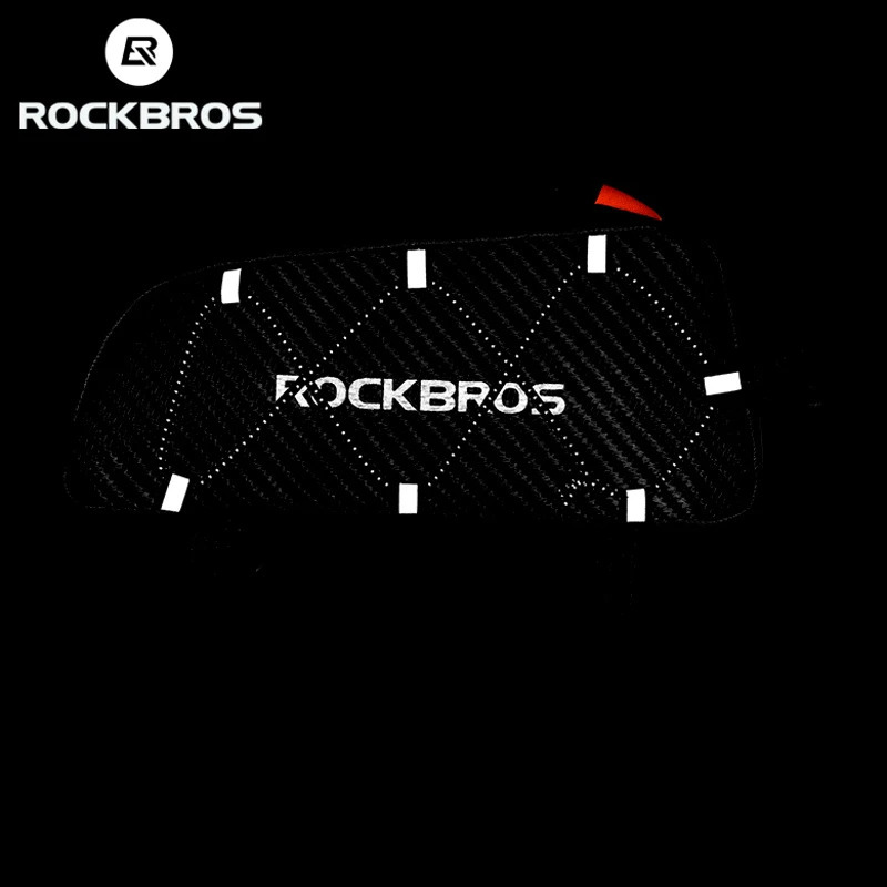 ROCKBROS Front Bike Bags Reflective Frame Tube Cycling Bag Large Capacity Fietstassen Ultralight Bicycle Bags Cycling Pannier 250610