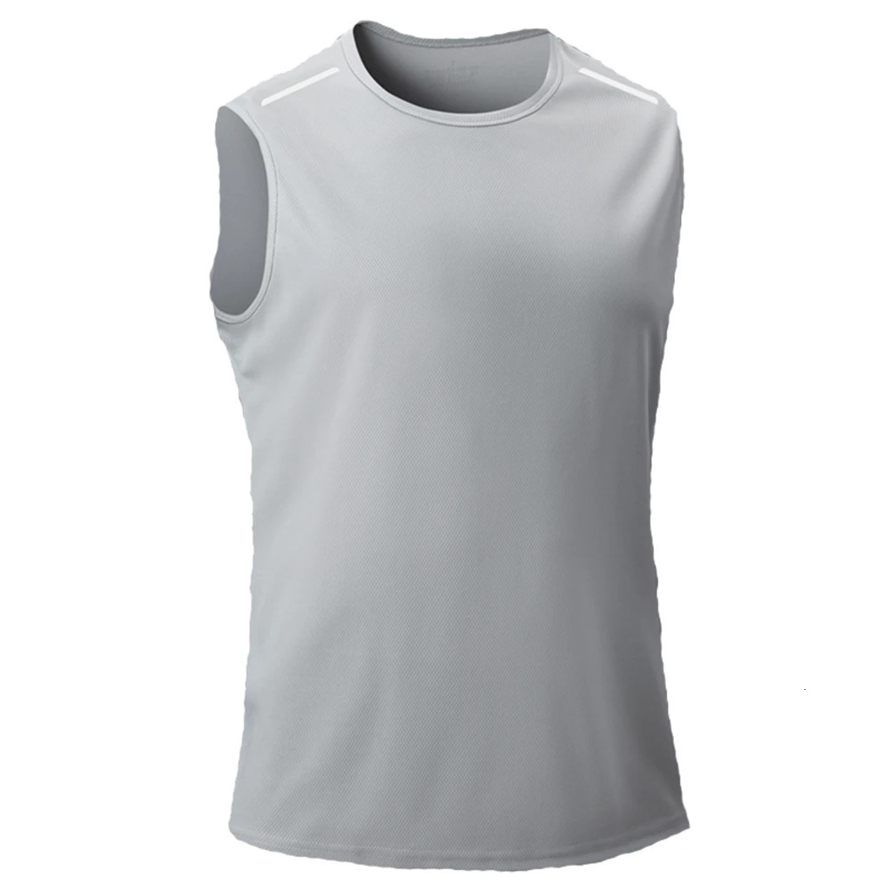 Mens Workout Stringer Tank Tops Fitness Performance Muscle Sleeveless Shirts Gym Bodybuilding Vest Quick Dry Athletic T 250606