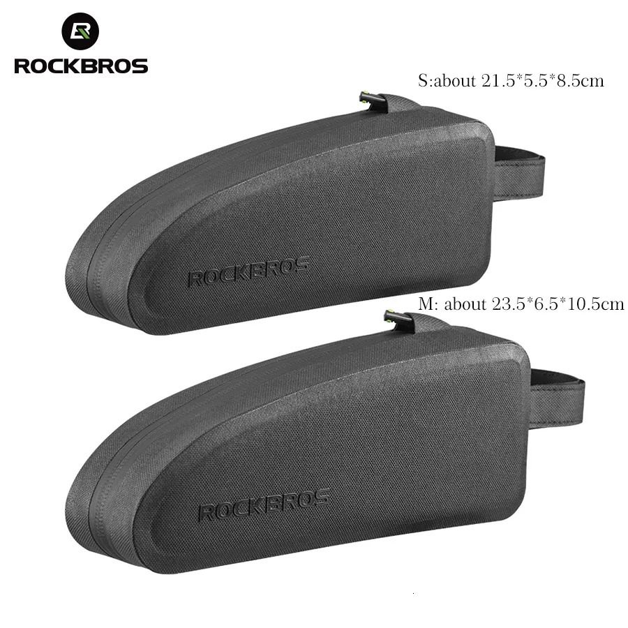 ROCKBROS Bike Bag Bicycle Panniers Frame Top Front Tube Waterproof Bag Cycling MTB Road Bag Storage Bicycle Accessories 250610