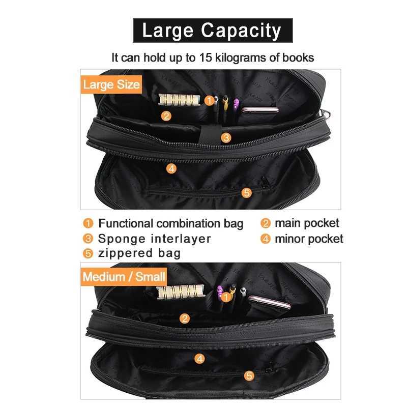 Large Capacity Briefcase Bag Men Business Bag 17 15.6 14 inch Laptop Bag Shoulder Bags Canvas Handbags Messenger Work Tote Bag W250610