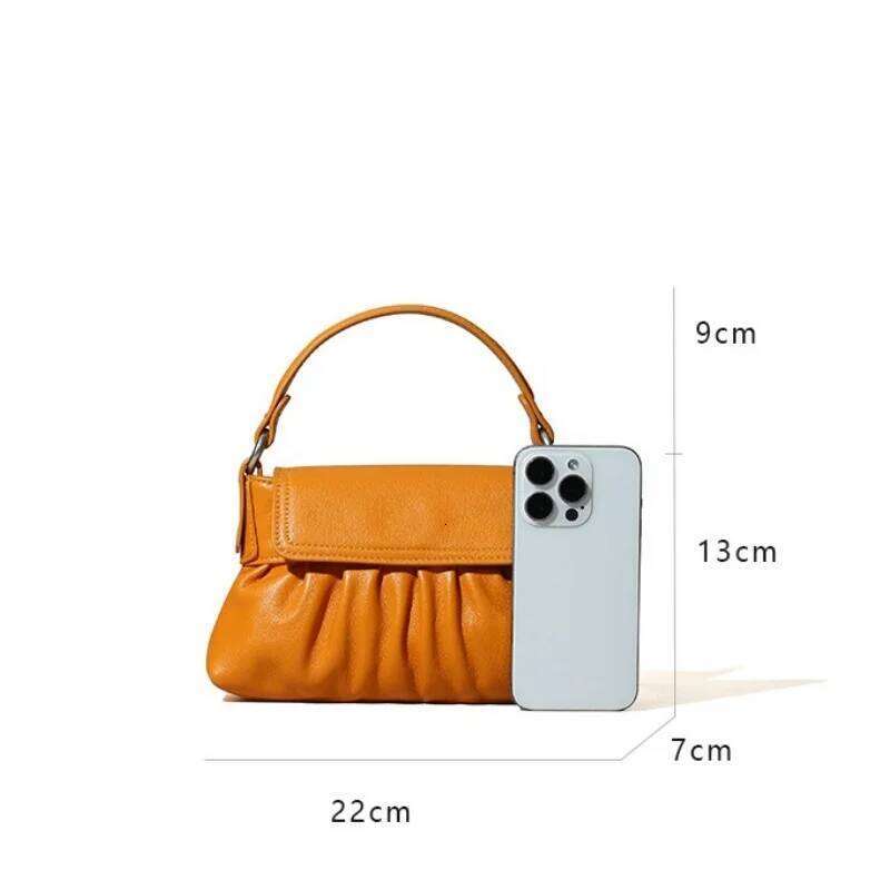 Designer Bag Jamhoo Women Brand New Fashion Popular Underarm Shoulder Bag Cross Body Small Square Tote Bags Niche Designer Split Leather
