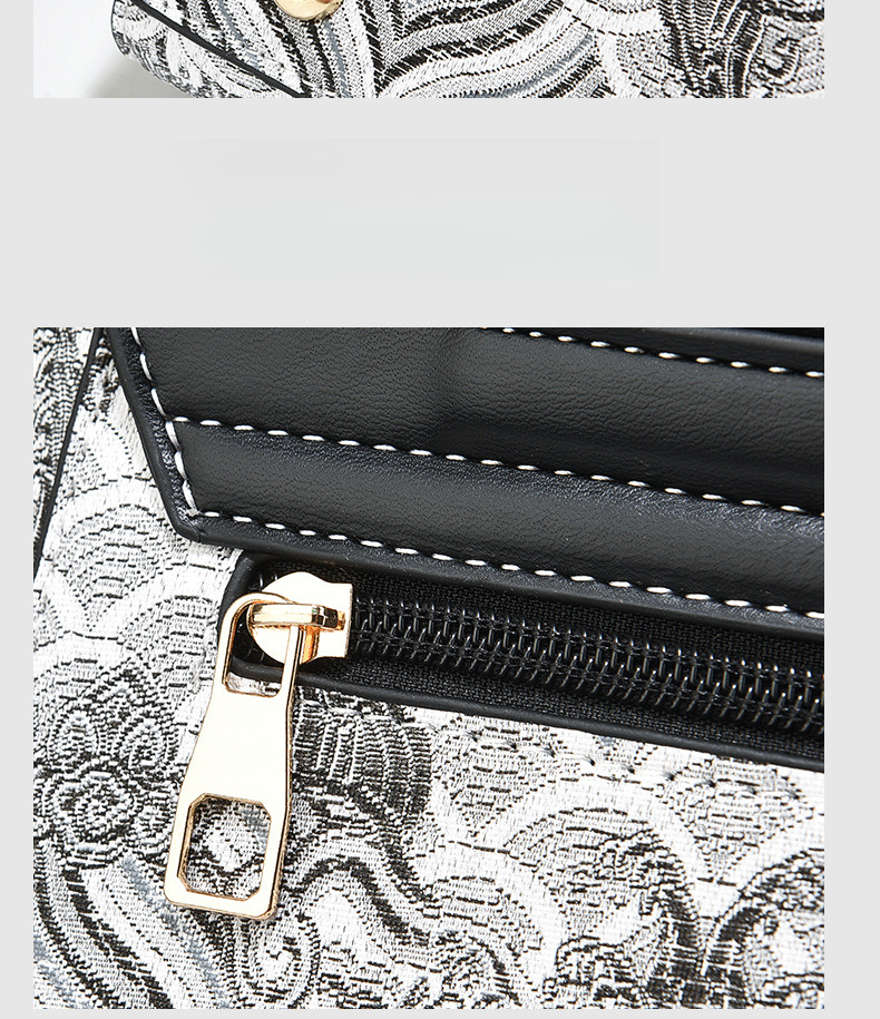Free Shipping 2025 New Designer Bag Embroidered Color Block Handbag Niche Multifunctional Shoulder Bag High-quality Luxury Wallet