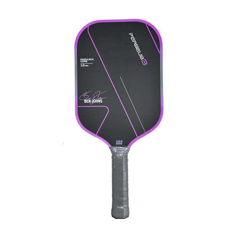 Pickleball Paddle T700 Raw Carbon Fiber Thermoformed Unibody BEN JOHNS USAPA Approved Spin Textured Surface