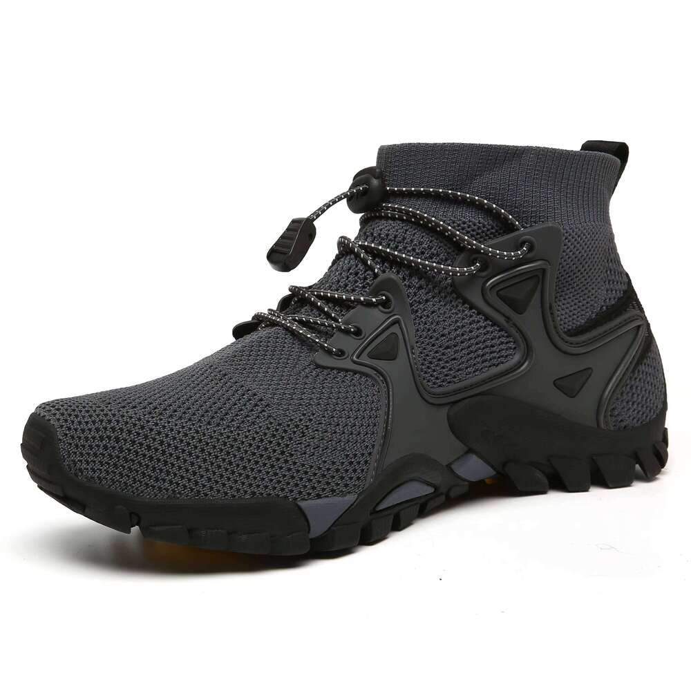 Outdoor Walking for Men Climbing Sport Shoes Breathable Mesh Mountain Anti Slip Sneaker