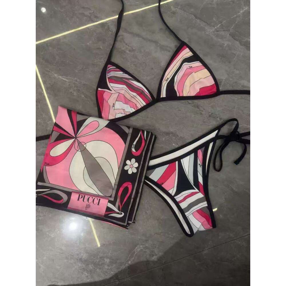 Pucci Bathing Suit Women's Swimwear Vintage Women One Piece Swimsuit Designer Bathing Suit Beach Dress Cover Up Luxury Surf Wear Summer Beachwear 21a