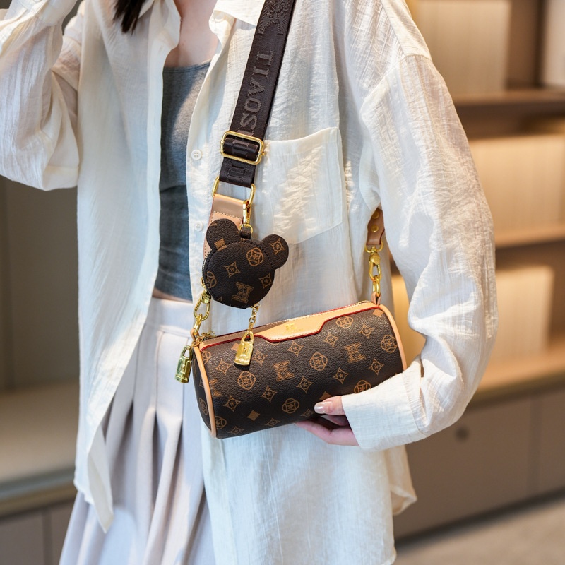 Designer Bag Luxury Bag Free Shipping New Retro Single Shoulder Shoulder Bag Fashion Crossbody Premium Women S Brown
