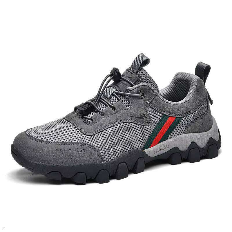 Outdoor Running Hot-sale for Men Breathable Mesh Mountain Anti Slip Water Hiking Climbing Shoes