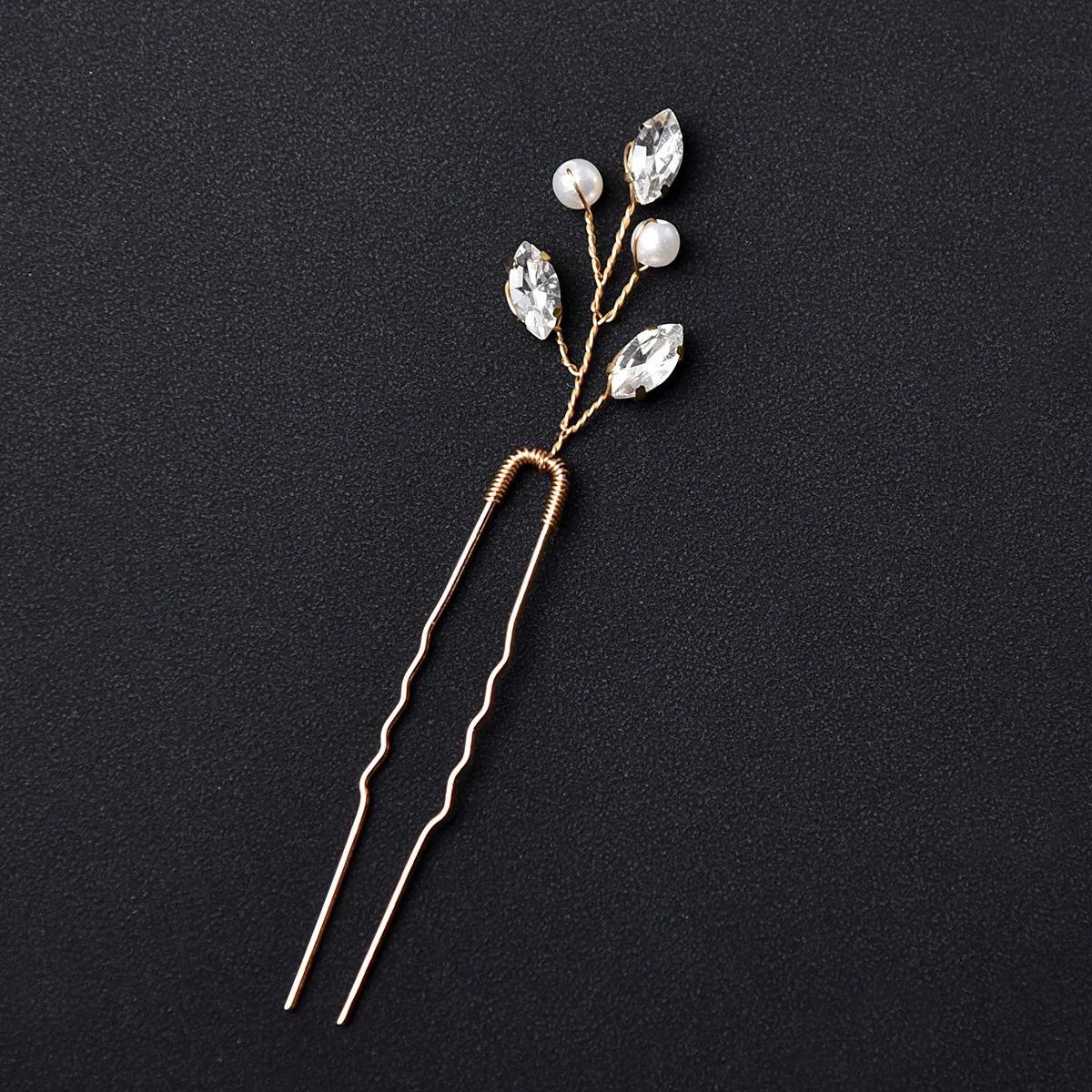 6Pcs Bridal Hairpins Wedding Headpiece Golden And Silvery Pearl Hair Comb Rhinestone Crystal Wedding Hair Accessories 250610