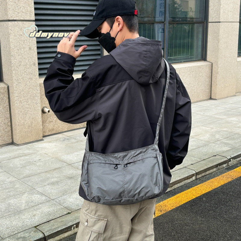 Fashion High-Density Waterproof Oxford Cloth 2024 New Textured Yoga Unisex Casual Shoulder Bag ddmynov