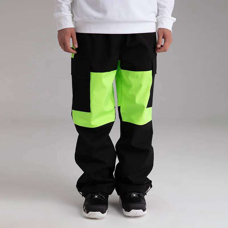 2025 New Outdoor Skiing Pants Women Windproof Waterproof Sports Winter Men Ski Trousers Loose Solid Breathable Snowboarding Pant