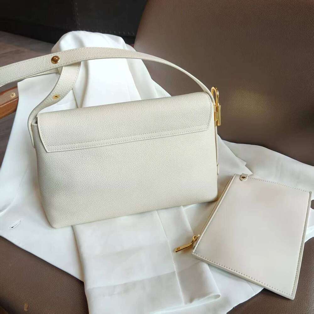 Genuine Leather Women Shoulder Crossbody Blue Bag Designer High Quality Soft Cowhide Ladies Black Handbag Beige