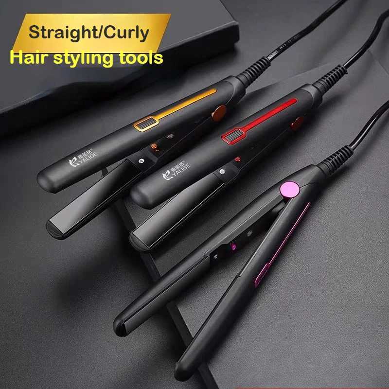 Professional Hair Straightener Negative Ion Care Hair Style Tools Fast Heating Hair Iron Curler 2 in 1 Hairdressing Appliance W250610