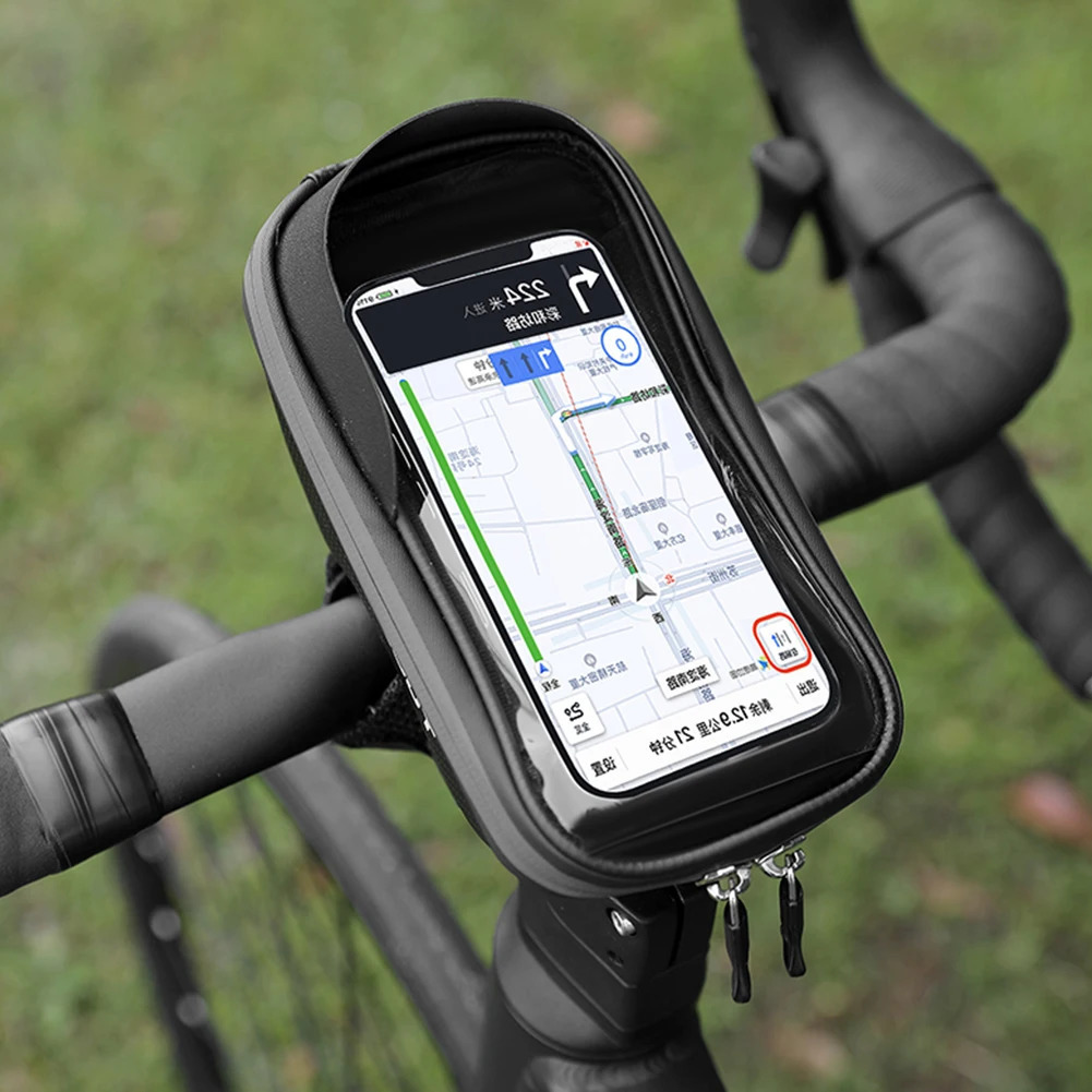 EVA Bicycle Front Frame Bag Large Capacity Handlebar Cell Phone Bag Cycling Phone Holder Bag for Men Bike Accessories Gift 250610