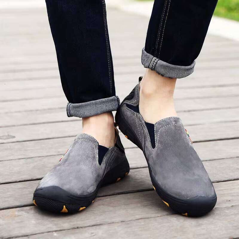 Hot Sale Fashion Men's Jungle Leather One Foot Casual Shoes