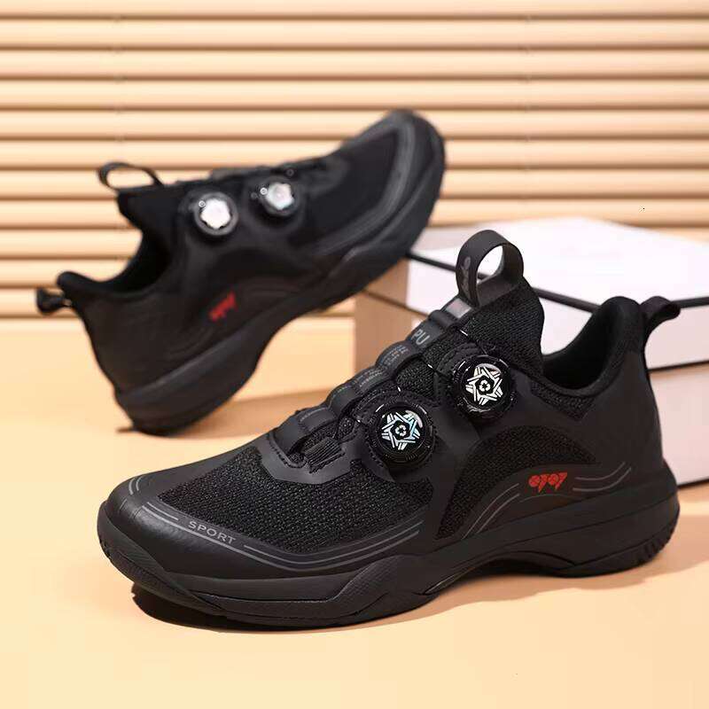High Quality Couple Badminton Sneakers Anti-slip Table Tennis with Carbon Plate Running Shoes