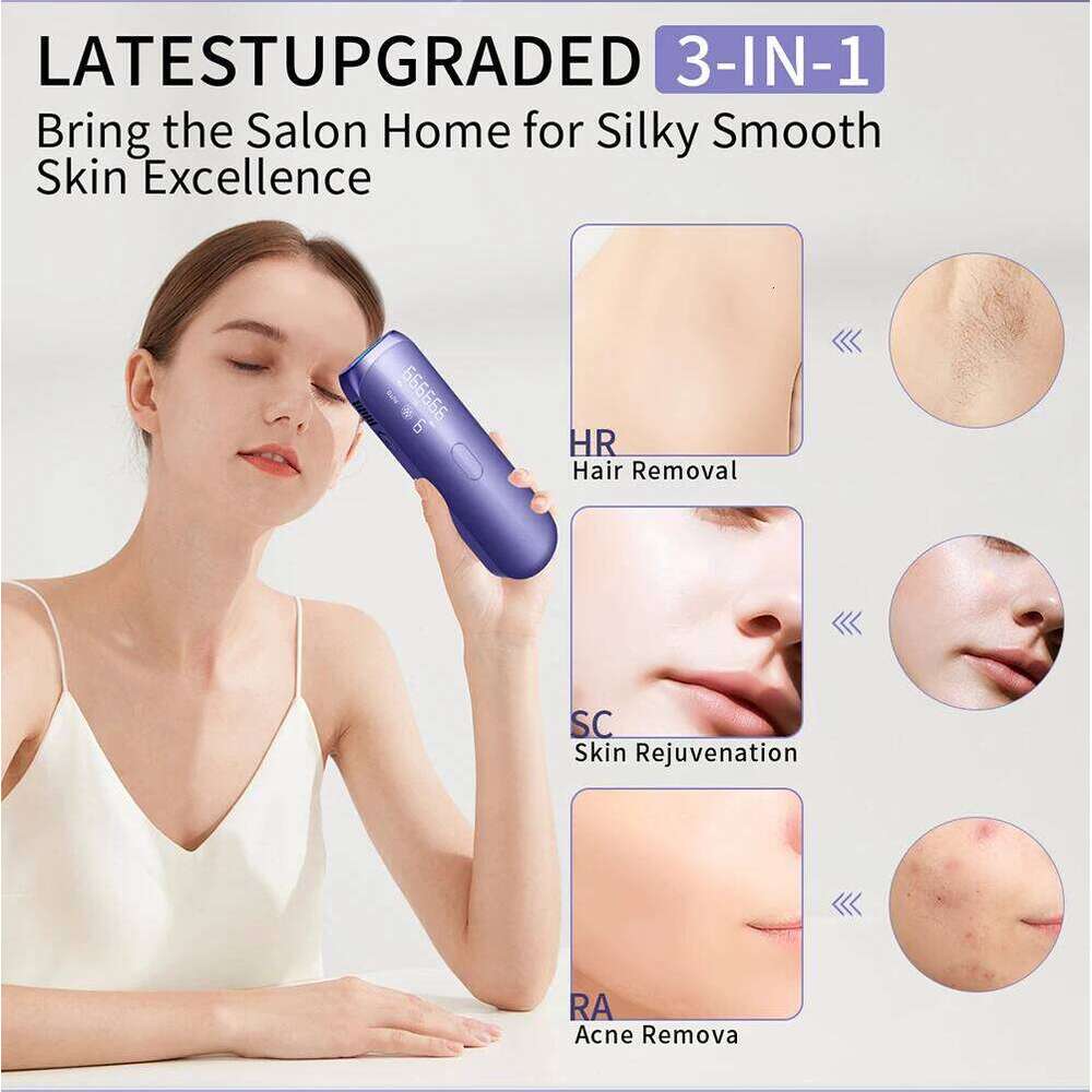 laser hair remover women Portable IPL Valentine's Day gift for girl Hair Removal epilator Ice Colding Painless Mini Epilator