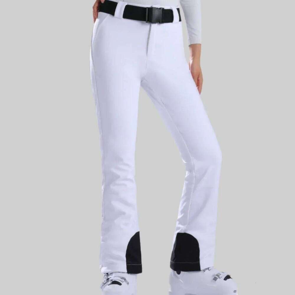 New Slim Fit Skiing Women Snow Trousers Winter Warm Sweat Outdoor Windproof Ski Pants Waterproof Snowboard Clothes
