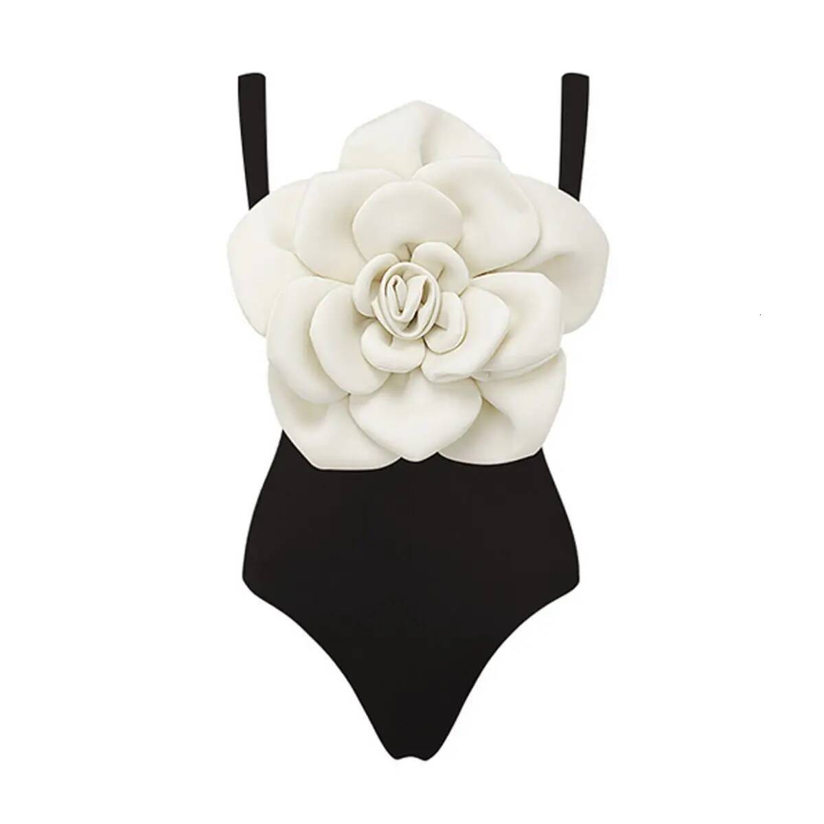 2025 3D Flower Bikini Set With Cover Up Swimsuit Women Sexy Floral Swimwear High Waist Monokini Desire Bodysuit Swim Suit