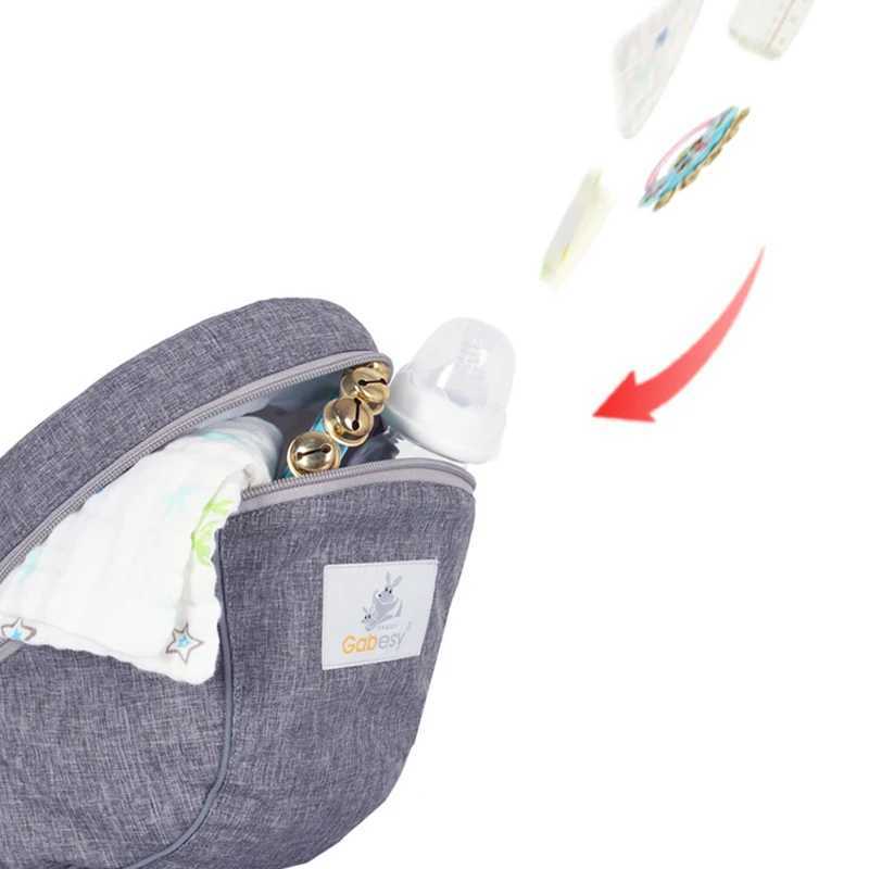 Ergonomic Baby Carrier Portable Infant Kid Hip Seat Waist Stool Sling Front Facing Kangaroo Baby Wrap Carrier For Baby Gear y250610GGLL