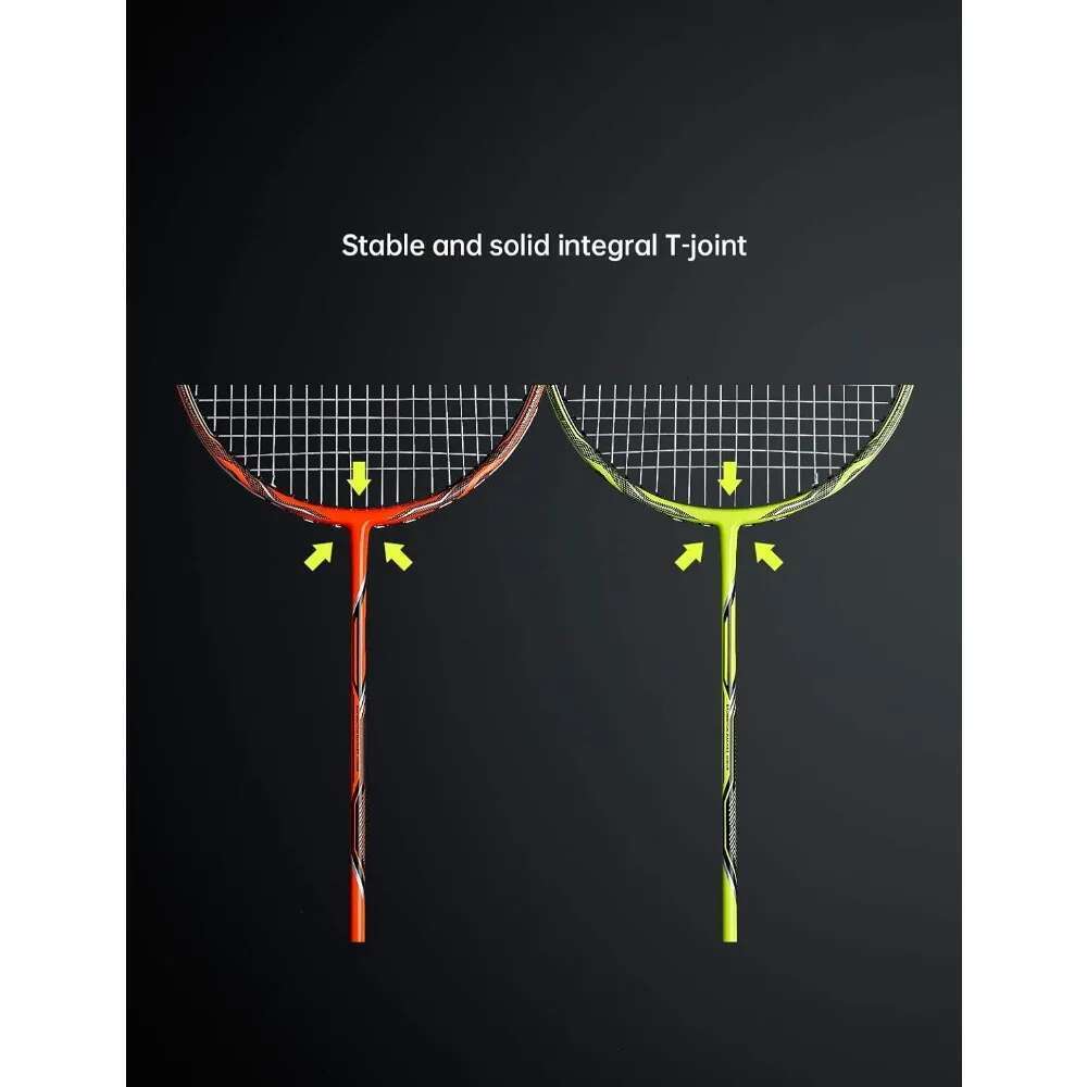 Professional Carbon Fiber Rackets Badminton Racquet for Backyards Gym