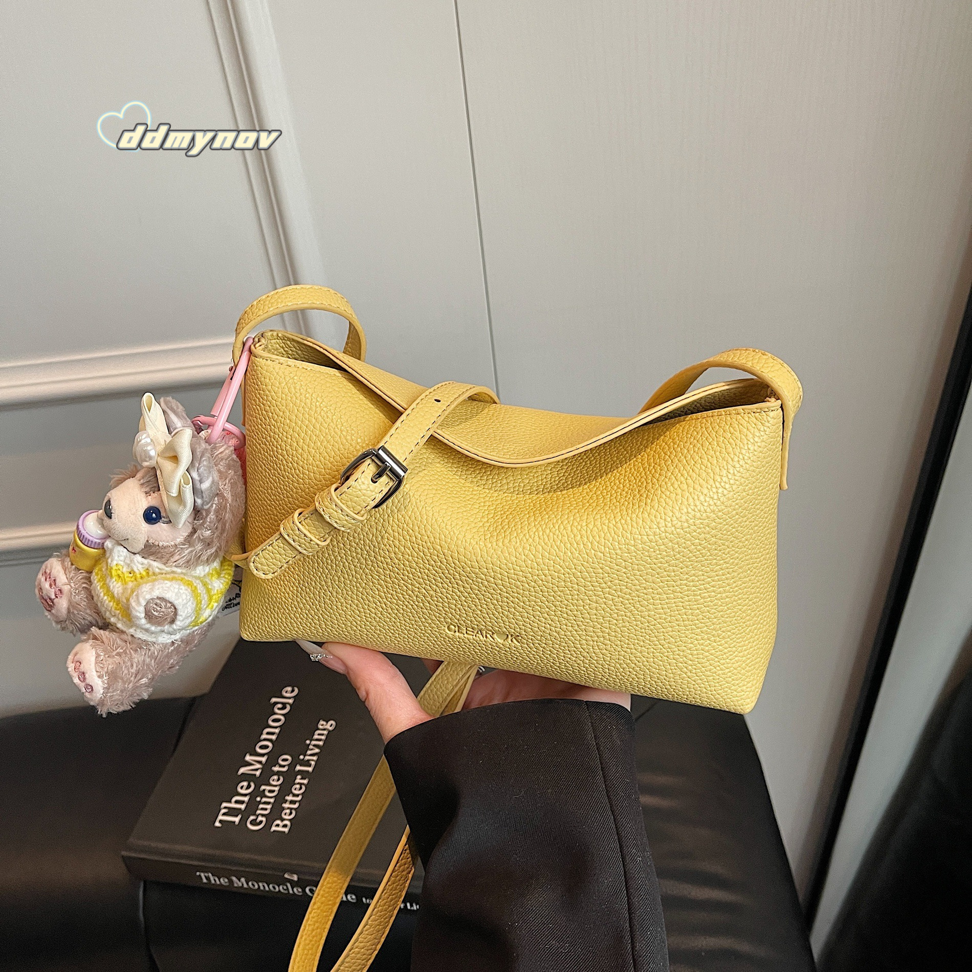 Korean Style Niche Design Crossbody Simple Ins Trend Dumpling Fashionable Women's Commuter Versatile Shoulder Underarm Bag ddmynov