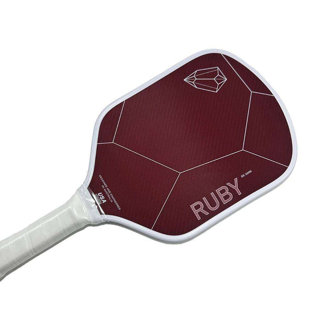 Wholesale NEW Promotions professional RUBY Kevlar 16mm Carbon Fiber hot pressing USAPA Approved Pickleball Paddles