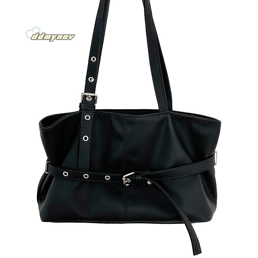 New Women's Single Shoulder Large Capacity 2025 Spring Summer Commuter Fashion Minimalist Tote Bag for Women ddmynov