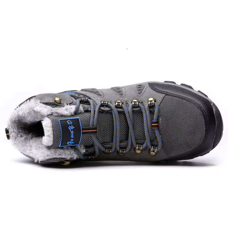 New Arrival Factory Outdoor Mens Add Veet Keep Warm Sport Hiking Boots Shoes